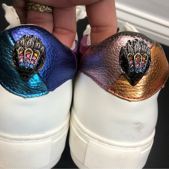 Kurt Geiger metallic rainbow heel sneakers, worn a few times - Picture 11 of 14